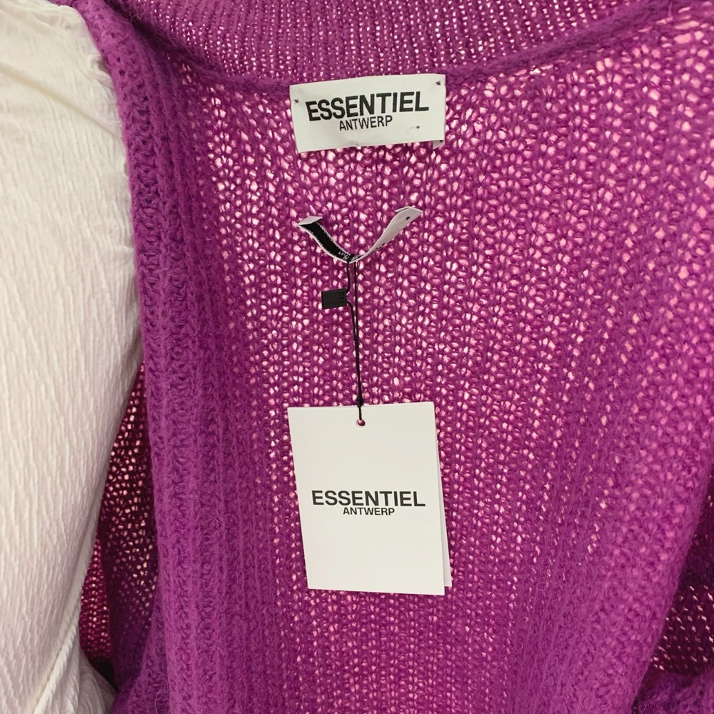Essentiel Antwerp cardigan super soft hollyhock purple - Picture 5 of 5